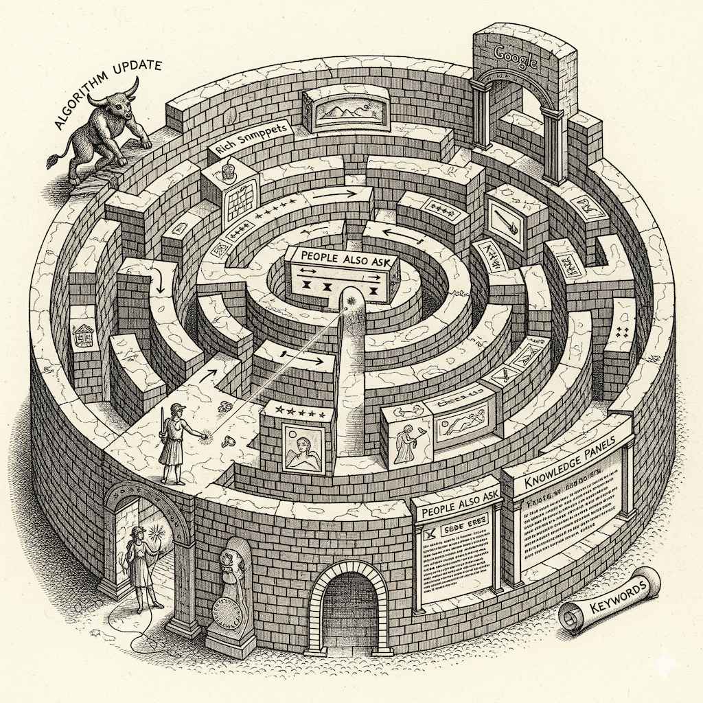 Le labyrinthe des SERP et du SEO